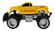 Carrinho Pick Up Controle Remoto 4 Funcoes 1:24 Amarelo