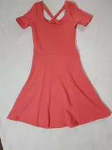 Vestido Coral Dia, Entallado, Pollera Campana