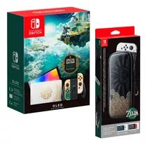 Consola Switch Oled Zelda Tears Of The Kingdom + Estuche