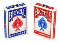Par De Baralho Standard Bicycle ( Vermelho+preto  Ou Azul)