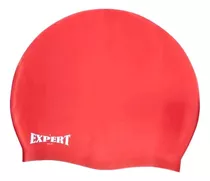 Gorra 100% Silicona Natación Piscina Niños Y Adultos El Rey Color Rojo