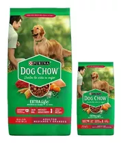 Dog Chow 21 Kg + 3 Kg Con Pouch Premium 100 Grs Y Snacks