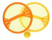 Juego De Playa Catch Ball Playa Lanza Y Atrapa Rackets Palet