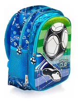 Mochila Escolar Espalda Grande Futbol Pelota Bola Relieve Nene Nenes Varon Infantiles Bolso Mochilas Escolares Jardin Pulgadas Bolsillos Porta Botella Pvc Reforzada Colgar Con 3d Primaria