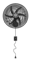 Ventilador De Pared Ventisol Monta Fácil Turbo Negro Con 6 Aspas, 51 cm De Diámetro 220 v