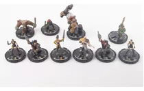 Mage Knights: 6 Black Powder Rebel, 4 Orc Raiders Miniatures