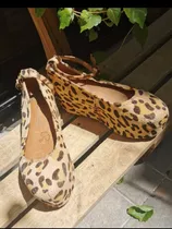 Zapatos Plataforma Jeffrey Campbell Cuero Animal Print