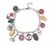 Pulsera Dije Marvel Spiderman Vengadores Thor Ironman Potter