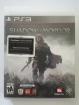 Middle Earth Shadow Of Mordor Ps3 100% Nuevo Y Original