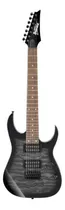 Guitarra Eléctrica Ibanez Rg Gio Grg7221 De Arce/álamo Transparent Black Sunburst Con Diapasón De Amaranto