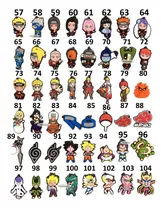 500 Chaveiros Personagens Heróis Games Animes Naruto Geek