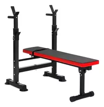 Press Banca Abdominal Reclinable Para Pesas Con Rack