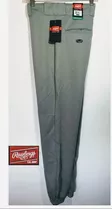 Pantalón De Beisbol Rawlings Original Blanco Y Gris.