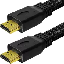 Cabo Hdmi 4k 2.0 3d Ultra Hd Ethernet Flat Blindado 1,80 Mts