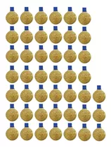 Kit C/45 Medalhas De Ouro Honra Ao Mérito C/fita Azul M43