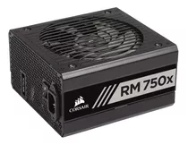 Fuente De Poder Corsair Rm750x Full Modular 80plus Gold 750w Color Negro