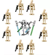 General Grievous + 8 Droids - Star Wars - Blocos De Montar