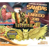 Cd Sambas Enredo 2019 São Paulo Acesso 2 - Original Lacrado!