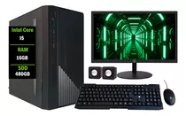 Computador Completo Intel Core I5 16gb Ssd 480gb Monitor 15