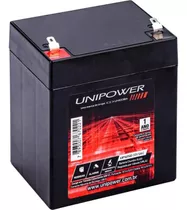 Bateria Estacionária Selada 12v 5ah Vrla Up1250 Unipower