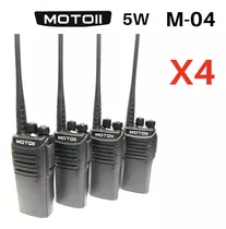 Handy Profesional Motoii M-04 5w 16ch- Ip54 - X4 Unidades 