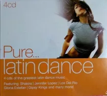 Cd Pure... Latin  Dance Box Com 4 Cds