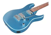 Guitarra Eléctrica Ultrarrápida Ibanez Grx120sp Mlm Hh 6c, Color Azul Metálico, Azul Claro Mate, Guía Para La Mano Derecha