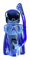 Set Cressi Snorkeling Mex Visor, Snorkel, Aleta Varios Color