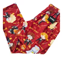 Pantalon Unisex Pijama De Harry Potter Modal Premium Galeca