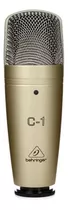 Microfone Behringer C-1 Condensador Cardioide Cor Dourado
