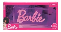 Lampara Decorativa De Escritorio Logo Barbie original Color De La Estructura Transparente Color De La Pantalla Transparente