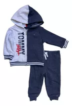 Conjunto Jogging Tommy Hilfiger Frizado Campera + Pantalon