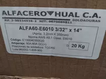 Electrodos E6010 Y E6011 De 3/32 Alfacero Hual Nacionales