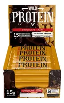 Suplemento En Barra Wild Foods  Wild Protein Proteína Sabor Chocolate/maní En Caja De 720g 16 Un