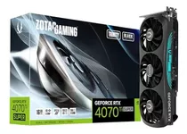 Placa De Video Zotac Gaming Geforce Rtx 4070 Ti Super Trinit
