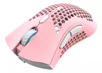 Rgb Glow Usb Mouse Gamer Wireless Ergonomico Recarregável Cor Rosa