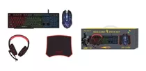 Kits Combo De Mouse Y Teclado Aoas Gamer Mouse Audífonos 