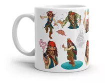 Caneca Jack Sparrow Capitão Jack Sparrow Piratas Do Caribe