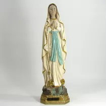 Imagen Religiosa - Virgen De Lourdes 30 Cm Dell Altare Gold