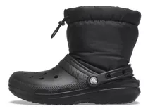 Bota Con Corderito Crocs Original | Neo Puff Lined Black