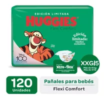 Pañales Huggies Flexi Comfort Jumbo M G Xg Xxg Ed Lim X 4 Un