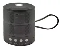 Mini Caixa De Som Portátil Bluetooth Mp3 Ws - 887 Preta