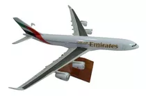 Miniatura De Avião Maquete Em Resina A 340 Emirates 