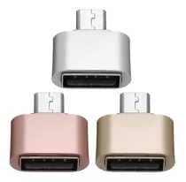 Adaptador Otg Usb Microusb Celulares Tablets