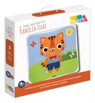 Puzzle Infantil Progressivo Familia Tigre - Babebi