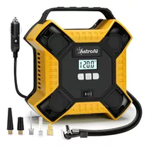 Compresor De Neumáticos Astroai De 12v Cc 160psi De Metal Color Amarillo Fase Eléctrica Monofásica