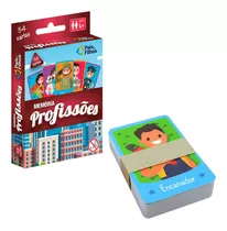 Divertido Jogo Da Memória Profissões Pais & Filhos Infantil