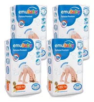 Pañales Emubaby Premium Tallas P M G Xg Xxg X4paquetes