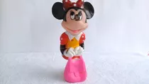 Minnie Mouse Da Disney De Borracha De Apertar Antiga