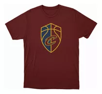 Remera Basket Nba Cleveland Cavaliers Bordo Logo Alternativo